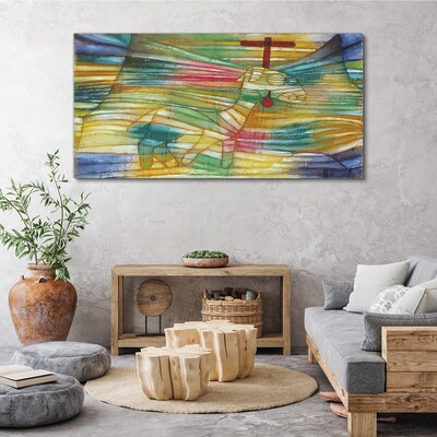Animal in a colorful landscape Canvas print