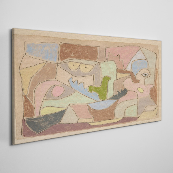 Abstract landscape of emotions Canvas print