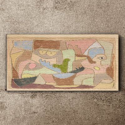 Abstract landscape of emotions Canvas print