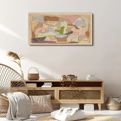 Abstract landscape of emotions Canvas print