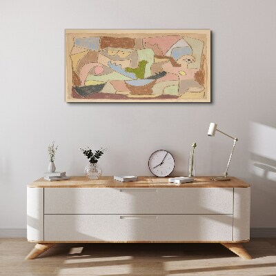 Abstract landscape of emotions Canvas print