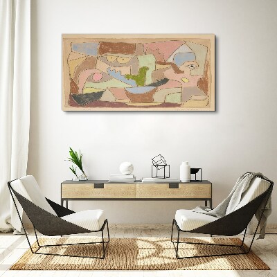 Abstract landscape of emotions Canvas print