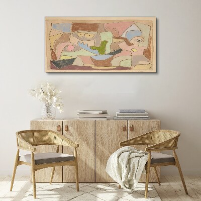 Abstract landscape of emotions Canvas print