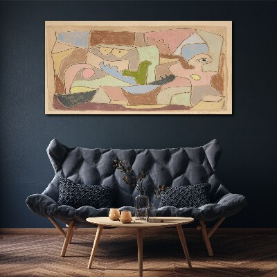 Abstract landscape of emotions Canvas print