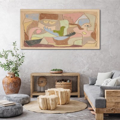 Abstract landscape of emotions Canvas print