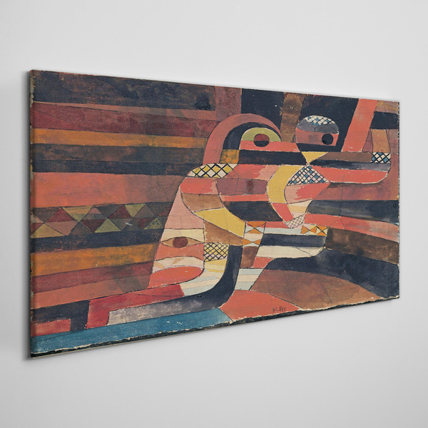 Abstract dance of colorful forms Canvas print