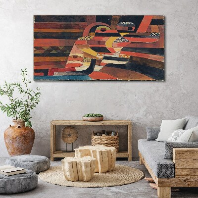 Abstract dance of colorful forms Canvas print