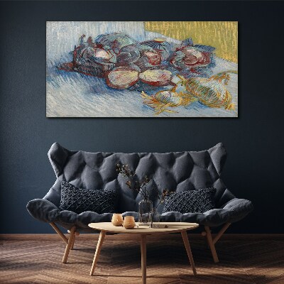 Vegetables on the table Canvas print