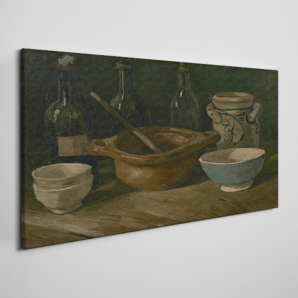 Still life with vessels Canvas Wall art