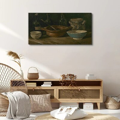 Still life with vessels Canvas Wall art