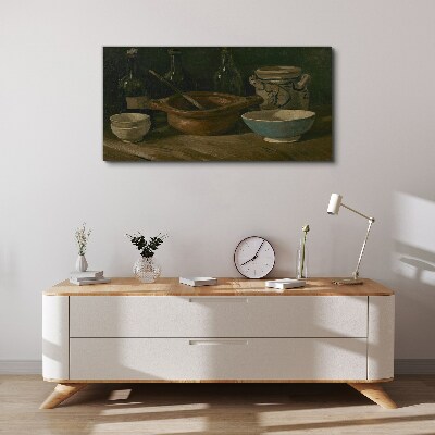 Still life with vessels Canvas Wall art
