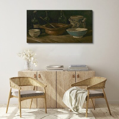 Still life with vessels Canvas Wall art
