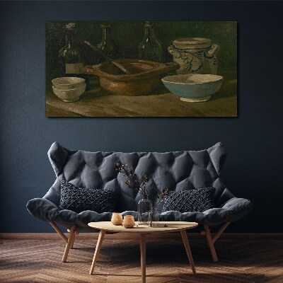 Still life with vessels Canvas Wall art