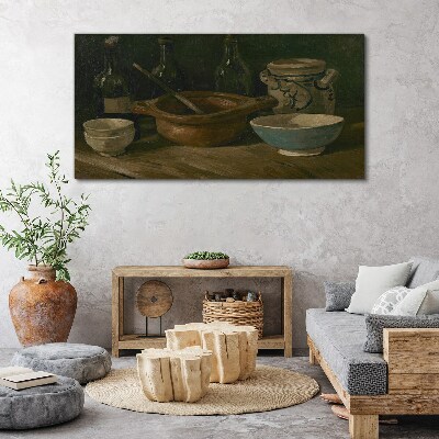 Still life with vessels Canvas Wall art