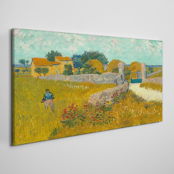 Countryside landscapes in the sun Canvas Wall art