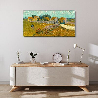 Countryside landscapes in the sun Canvas Wall art