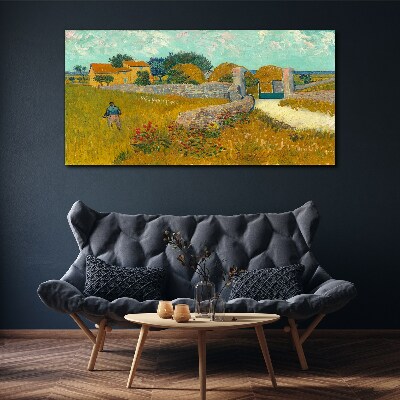 Countryside landscapes in the sun Canvas Wall art