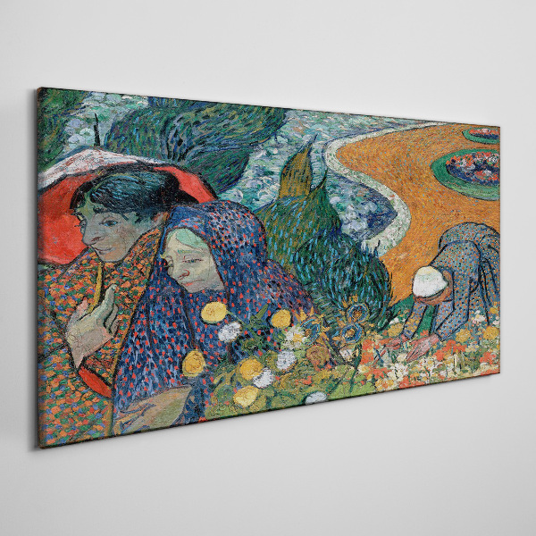 Women in the garden Canvas Wall art