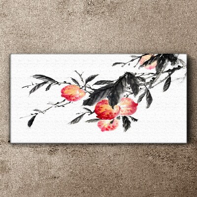 Floral accents in a delicate style Canvas print