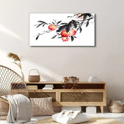 Floral accents in a delicate style Canvas print