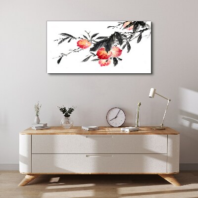 Floral accents in a delicate style Canvas print