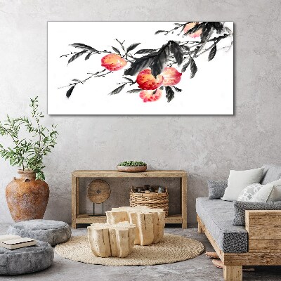 Floral accents in a delicate style Canvas print
