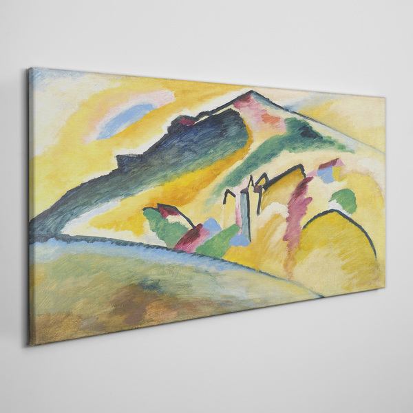 The colors of the mountain landscape Canvas Wall art