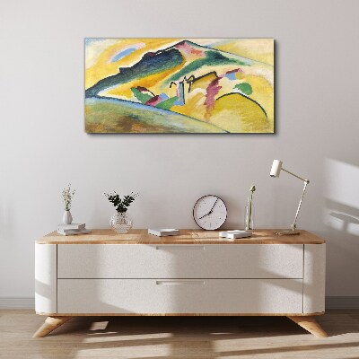 The colors of the mountain landscape Canvas Wall art