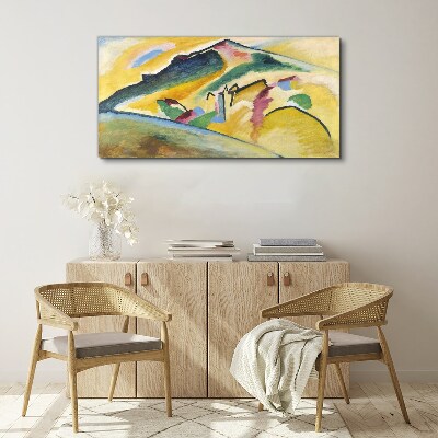 The colors of the mountain landscape Canvas Wall art