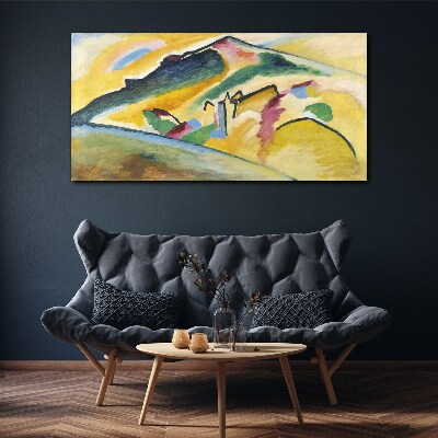 The colors of the mountain landscape Canvas Wall art