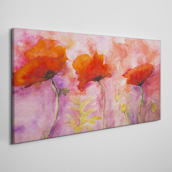 A floral dream in shades of pink Canvas print
