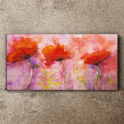 A floral dream in shades of pink Canvas print