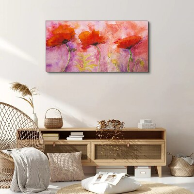 A floral dream in shades of pink Canvas print