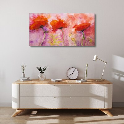 A floral dream in shades of pink Canvas print