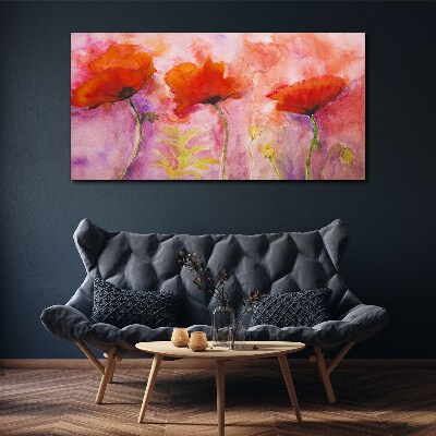 A floral dream in shades of pink Canvas print