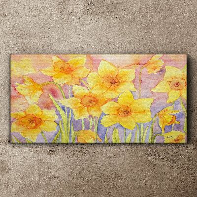Daffodils' Flower Dance Canvas print