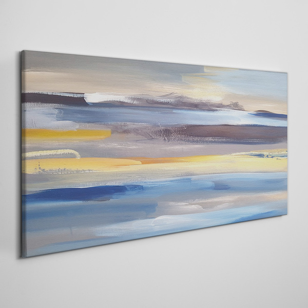 Calm waves of colors Canvas print
