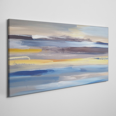 Calm waves of colors Canvas print