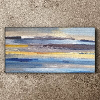 Calm waves of colors Canvas print