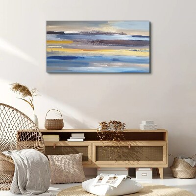 Calm waves of colors Canvas print