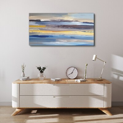 Calm waves of colors Canvas print
