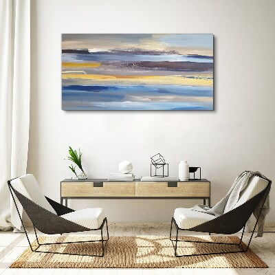 Calm waves of colors Canvas print