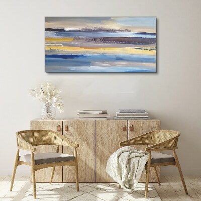 Calm waves of colors Canvas print