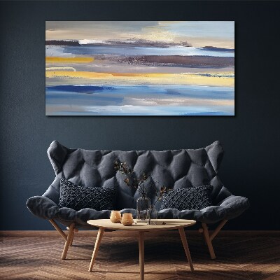 Calm waves of colors Canvas print