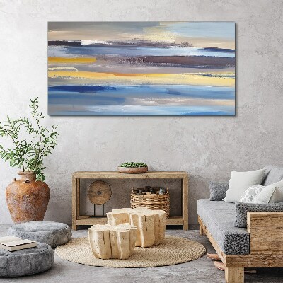 Calm waves of colors Canvas print