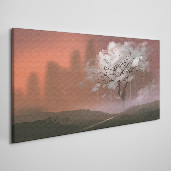 Abstraction tree Canvas print