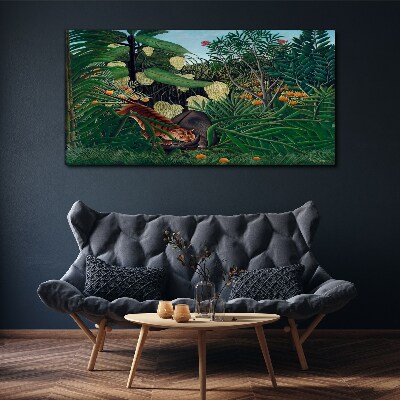 The mysterious world of the jungle Canvas print
