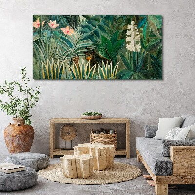 Jungle animals tree Canvas print
