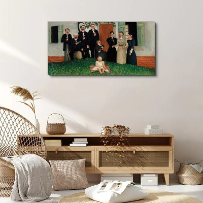 Family people Canvas print