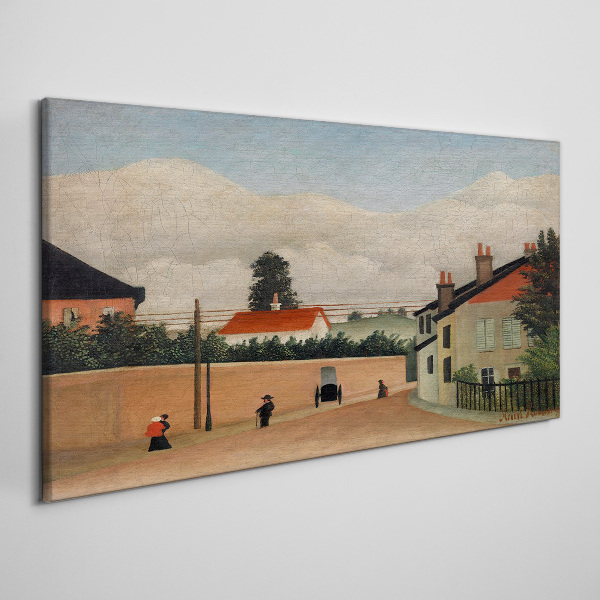 A quiet street in the landscape Canvas print
